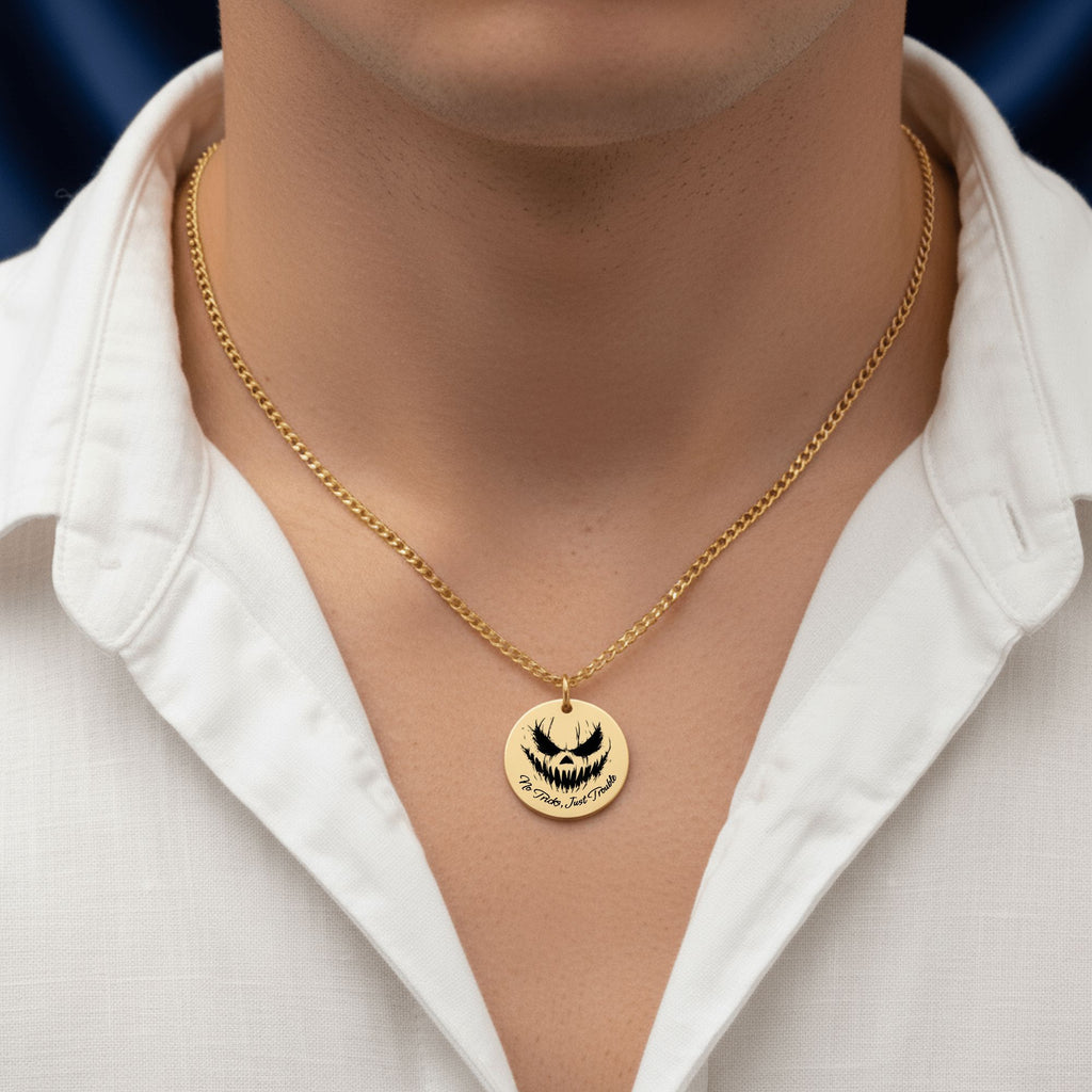 Wicked Grin Cuban Necklace
