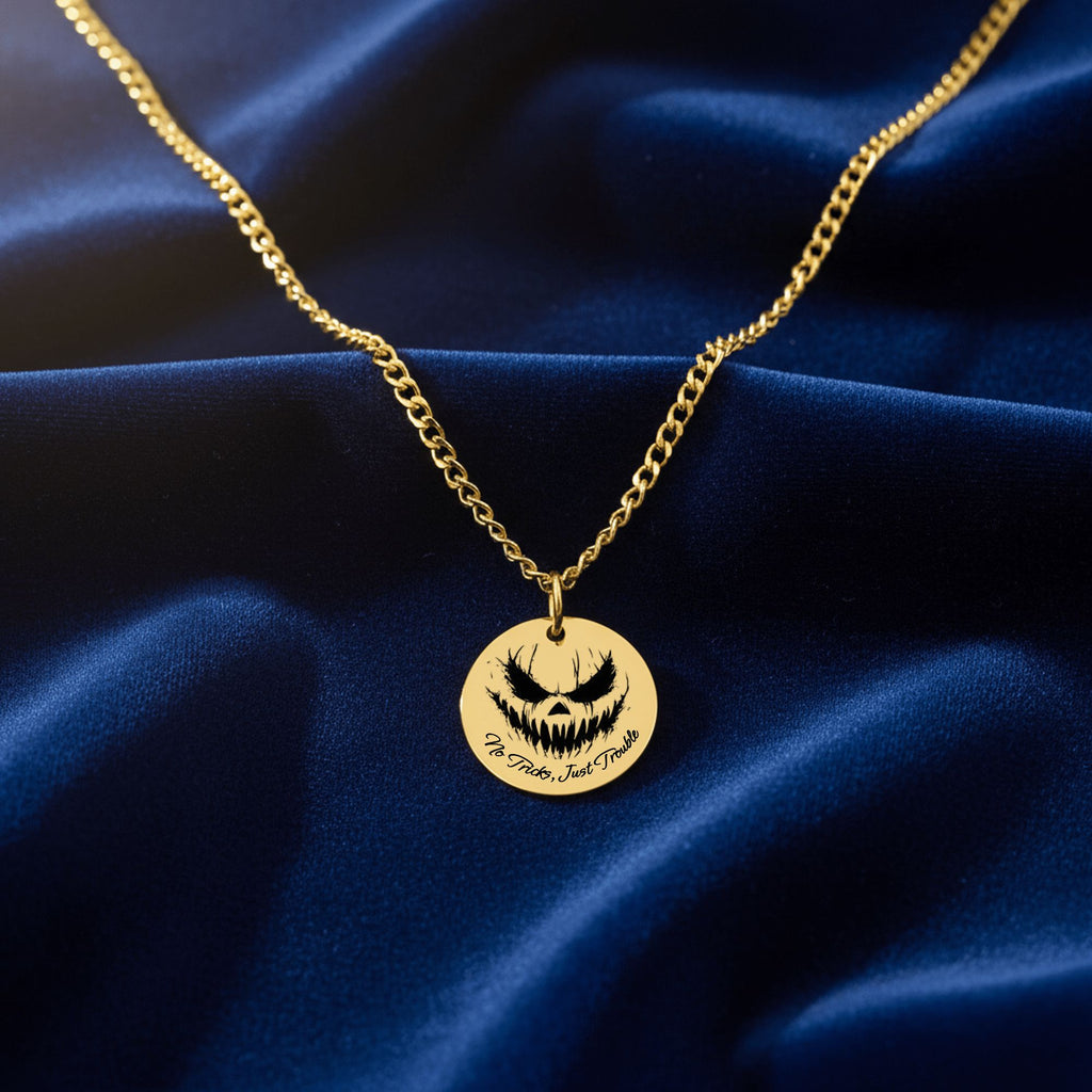 Wicked Grin Cuban Necklace