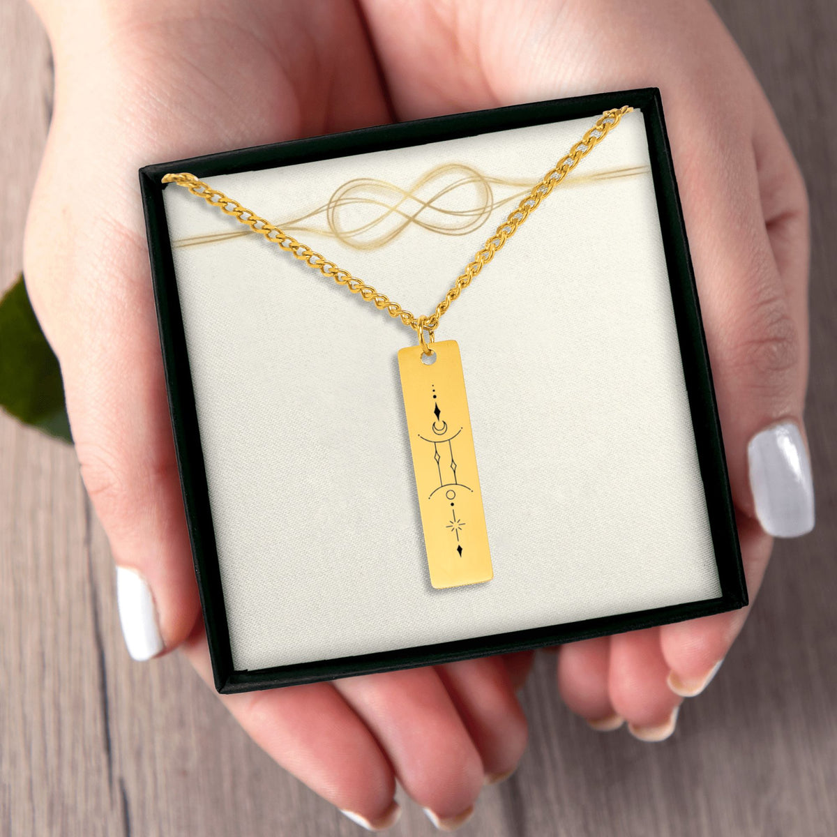 Cuban Vertical Bar Necklace
