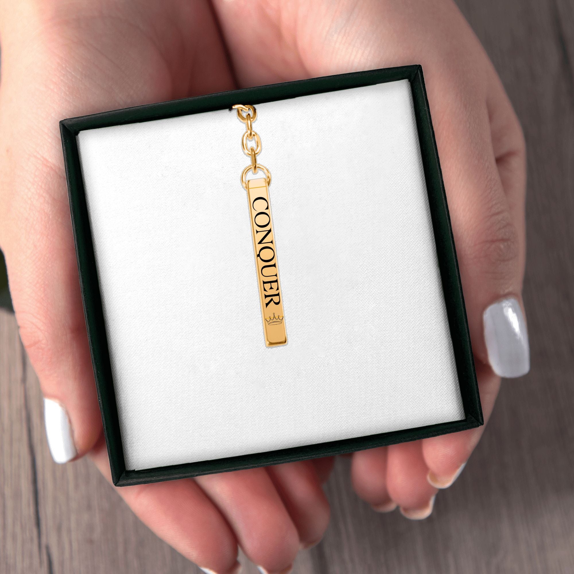 Crowned to Conquer Keychain