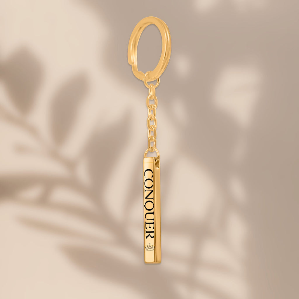 Crowned to Conquer Keychain