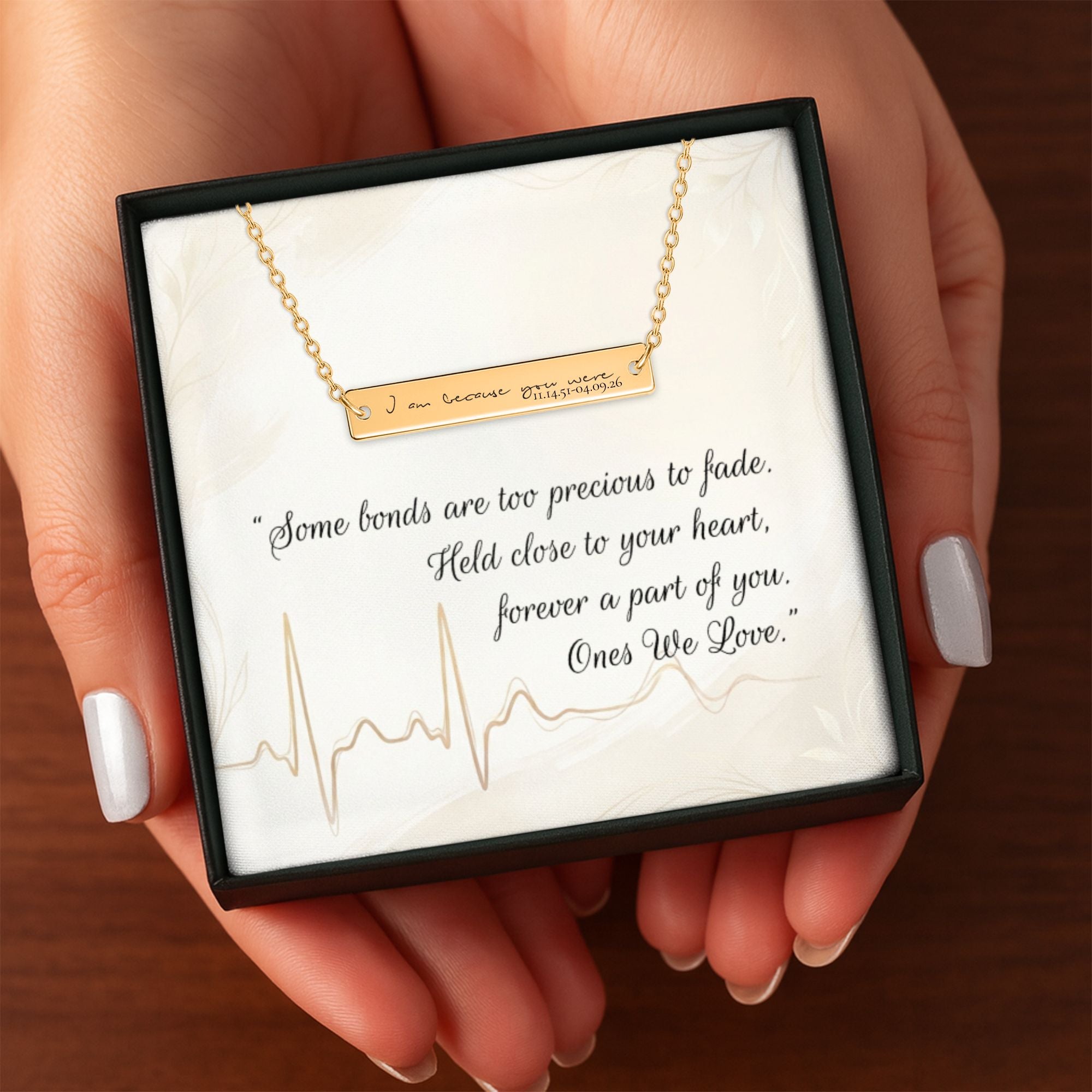 Because You Were Necklace