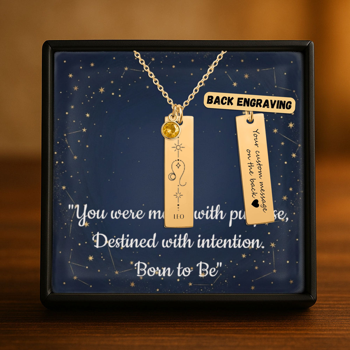 Where Fire Meets the Stars Necklace