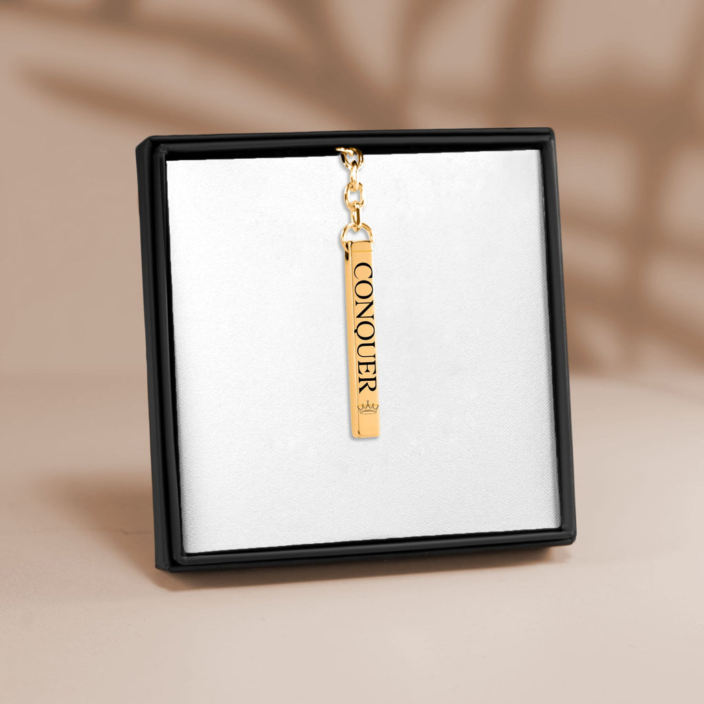 Crowned to Conquer Keychain